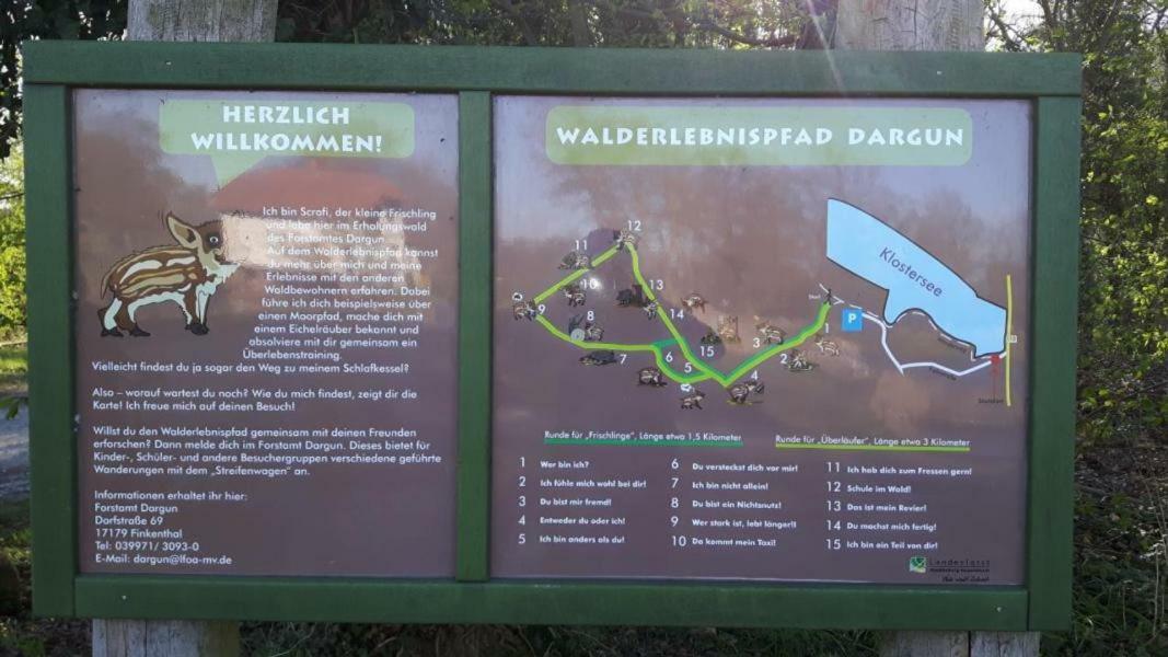 Ferienhaus Paul Am Klostersee, Urlaub Mit Hund Dargun Extérieur photo